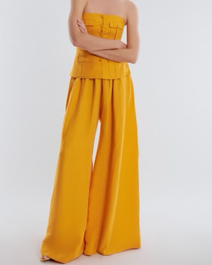 BCBG Linen Wide-Leg Trouser Set (nwt) - Image 1
