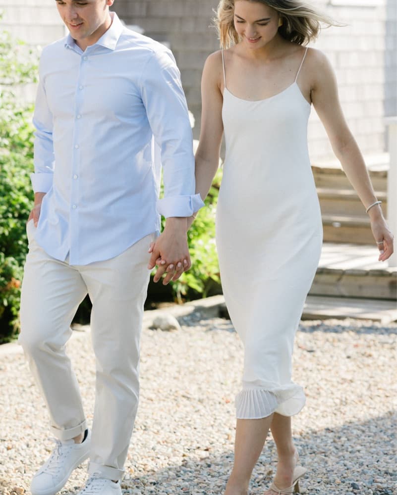Reformation Off White Dress - Image 5