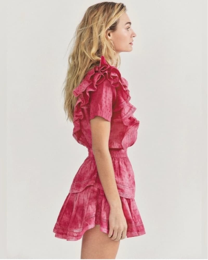Loveshackfancy Natasha Dress Pink - Image 4