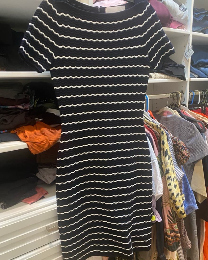 Caroline Herrera Knit Boat Neck Dreas - Image 2