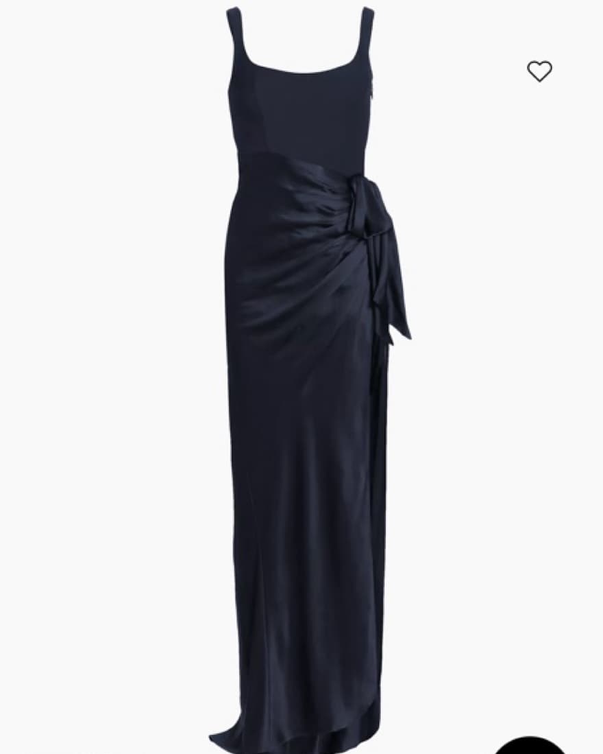CINQ A SEPT NAVY GOWN  - Image 1