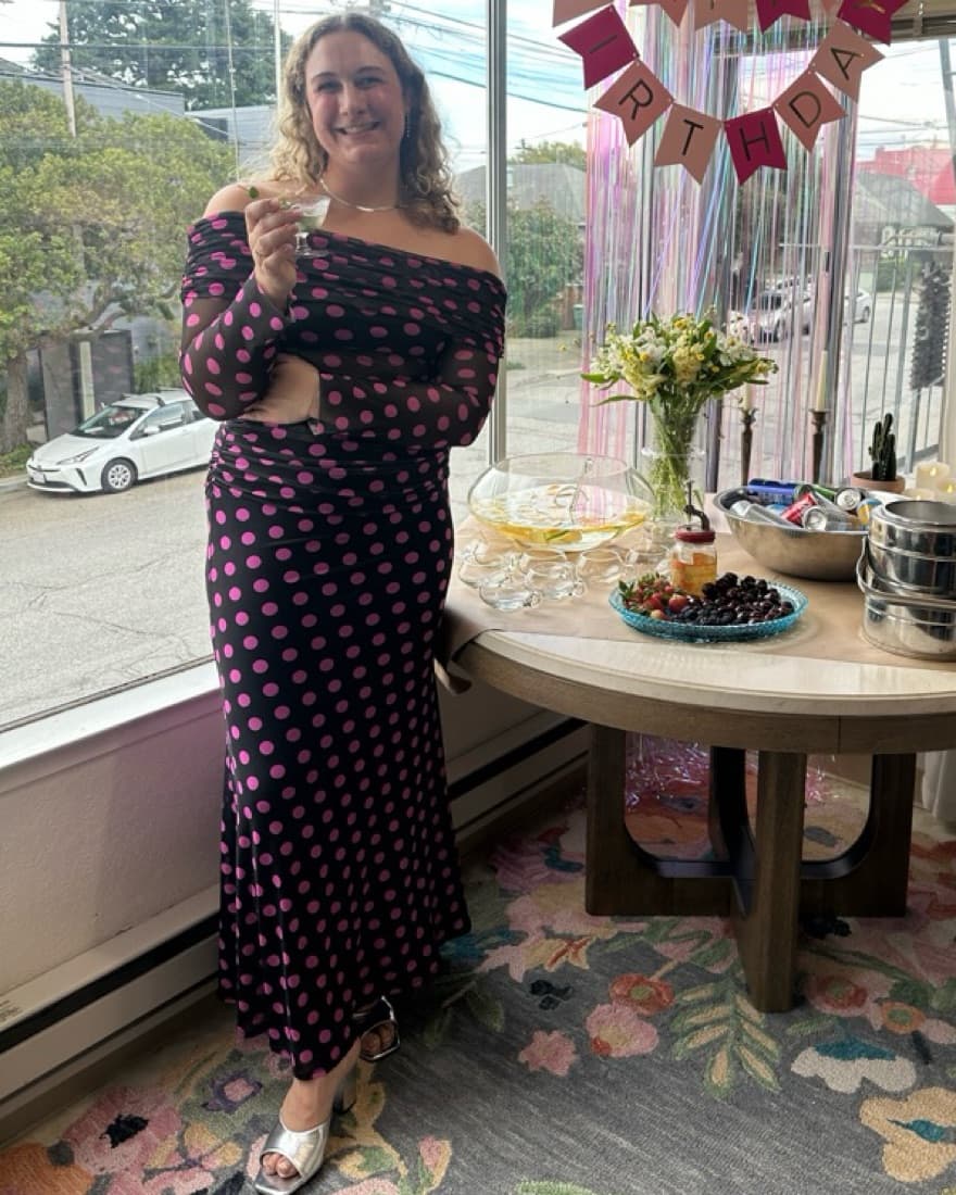AFRM Cosmo Dot Dress - Image 2