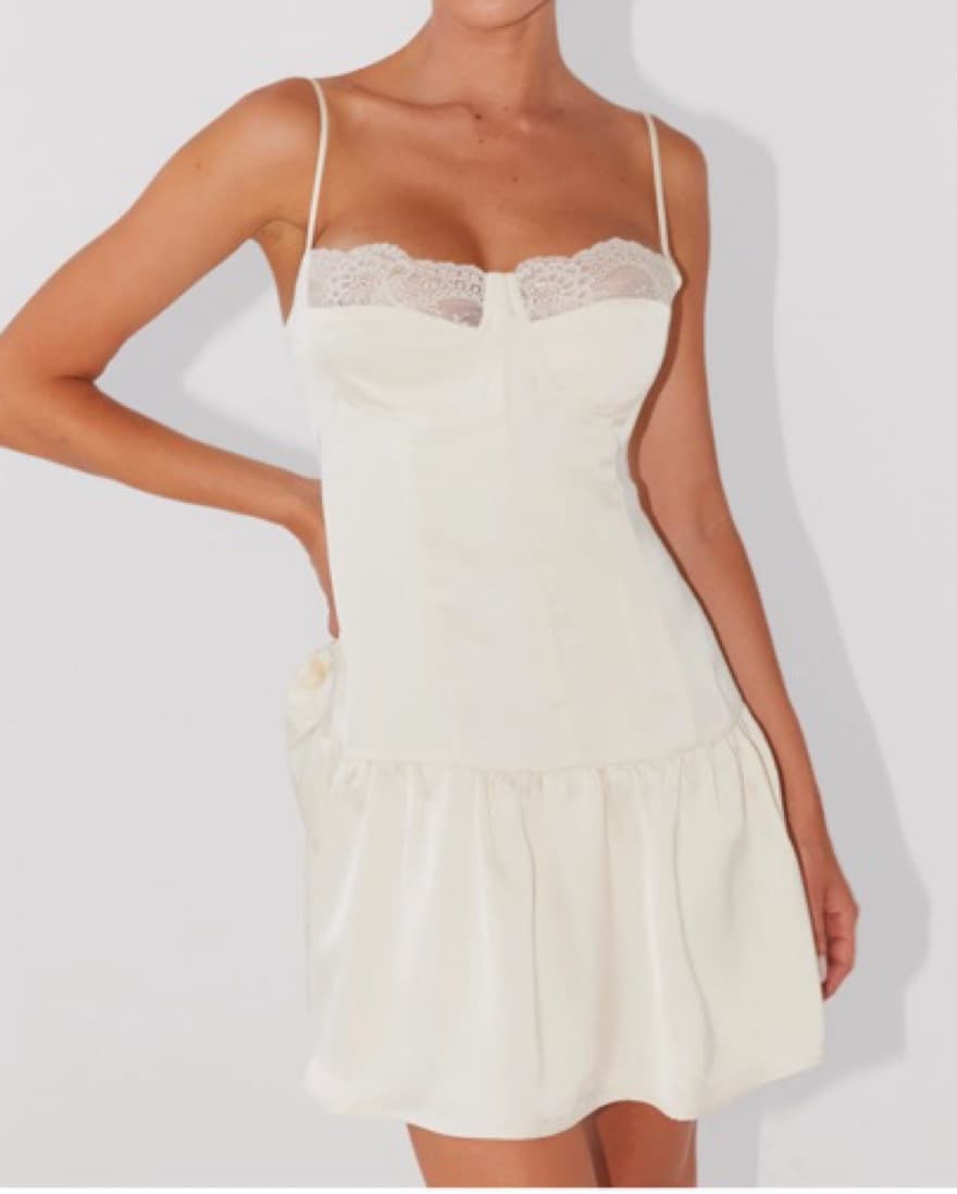 White Mini Dress - Image 1