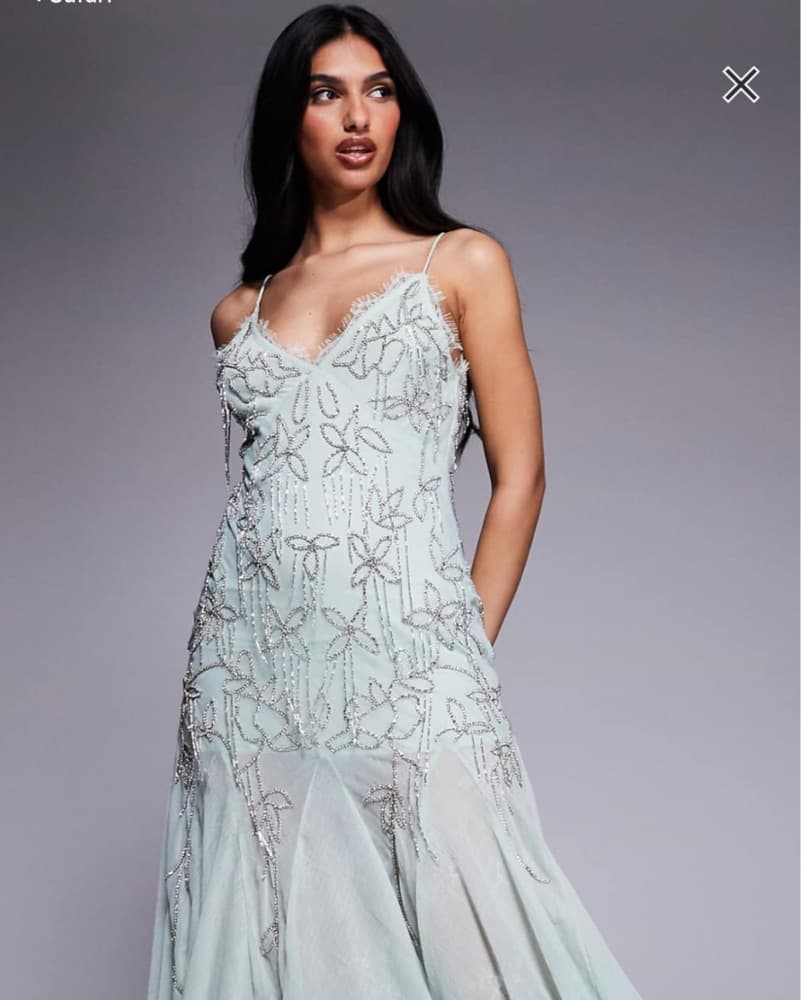 Asos Shimmering Sequin Maxi Dress - Image 2