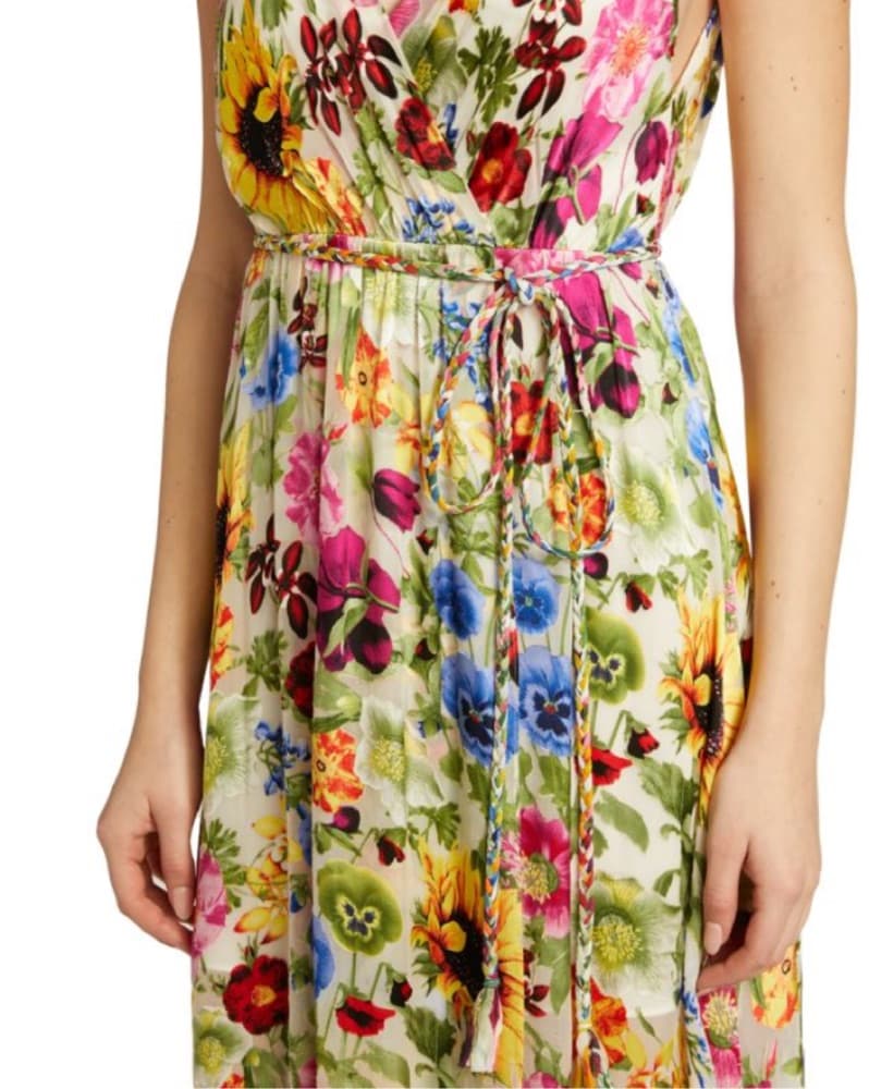 Alice&Olivia Samantha Floral Wrap Dress - Image 3
