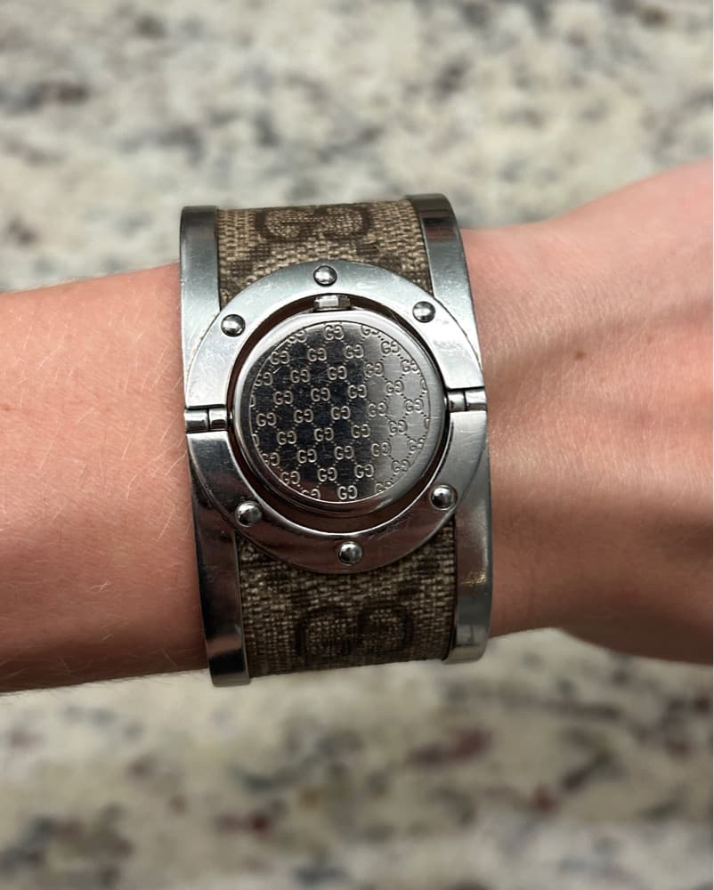 Signature Gucci Monogram Wrist Watch - Image 6