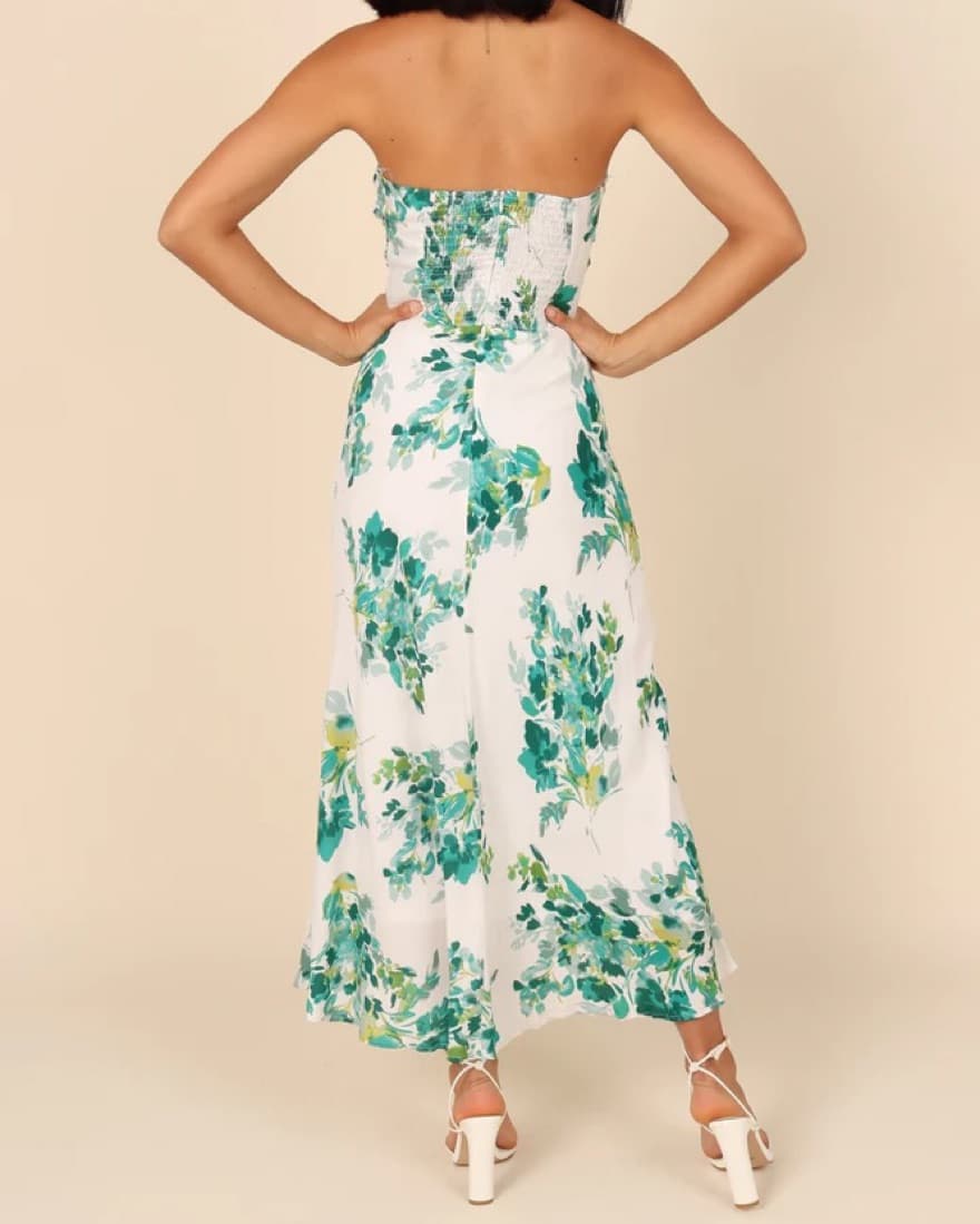 Petal & Pup Strapless Floral Dress - Image 3