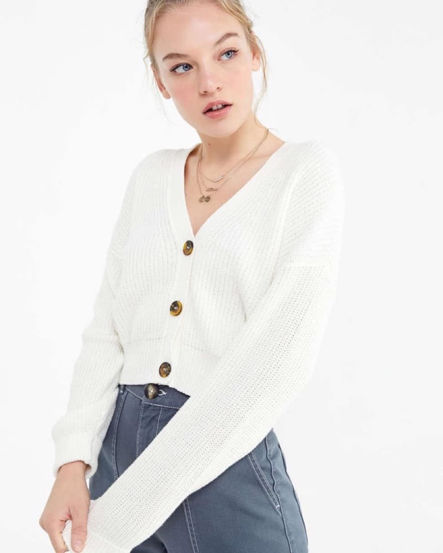 Urban Outfitters White Cardigan - Image 1