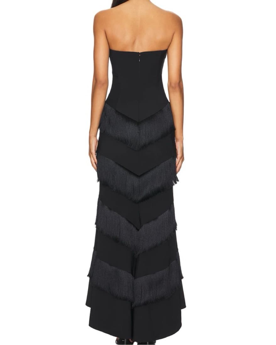 House Of Harlow 1960 Hera Fringe Dress - Image 2