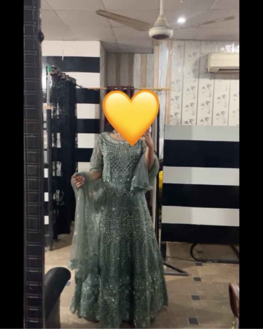 Sparkling Silver Sequin Formal Gown - Image 1