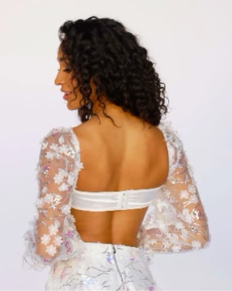 Floral Fairy Sequin Fringe Top & Skirt  - Image 3