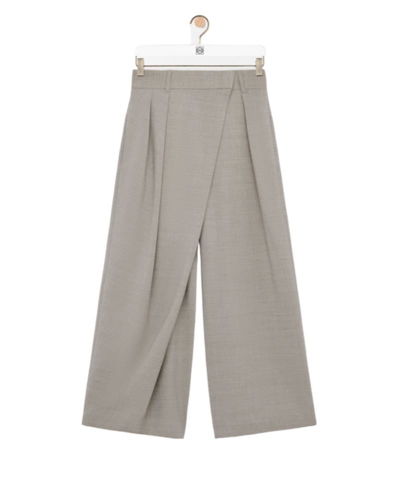 Loewe Pleaded Wrap Trousers - Image 2