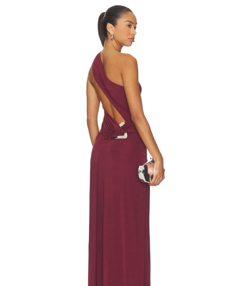 Elizabeth Gown In Wine - Image 1