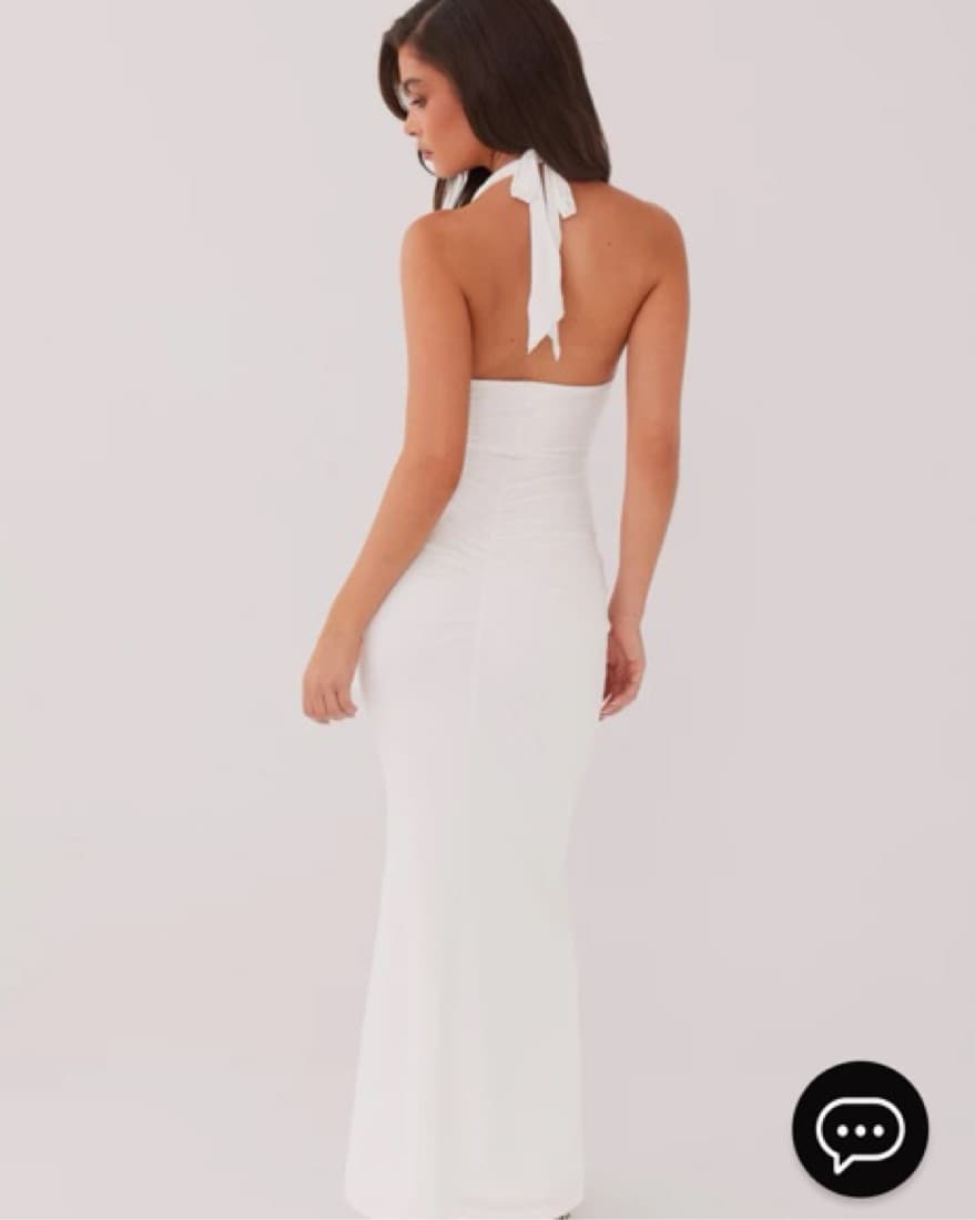 Peppermayo - White Frill Maxi Dress - Image 4
