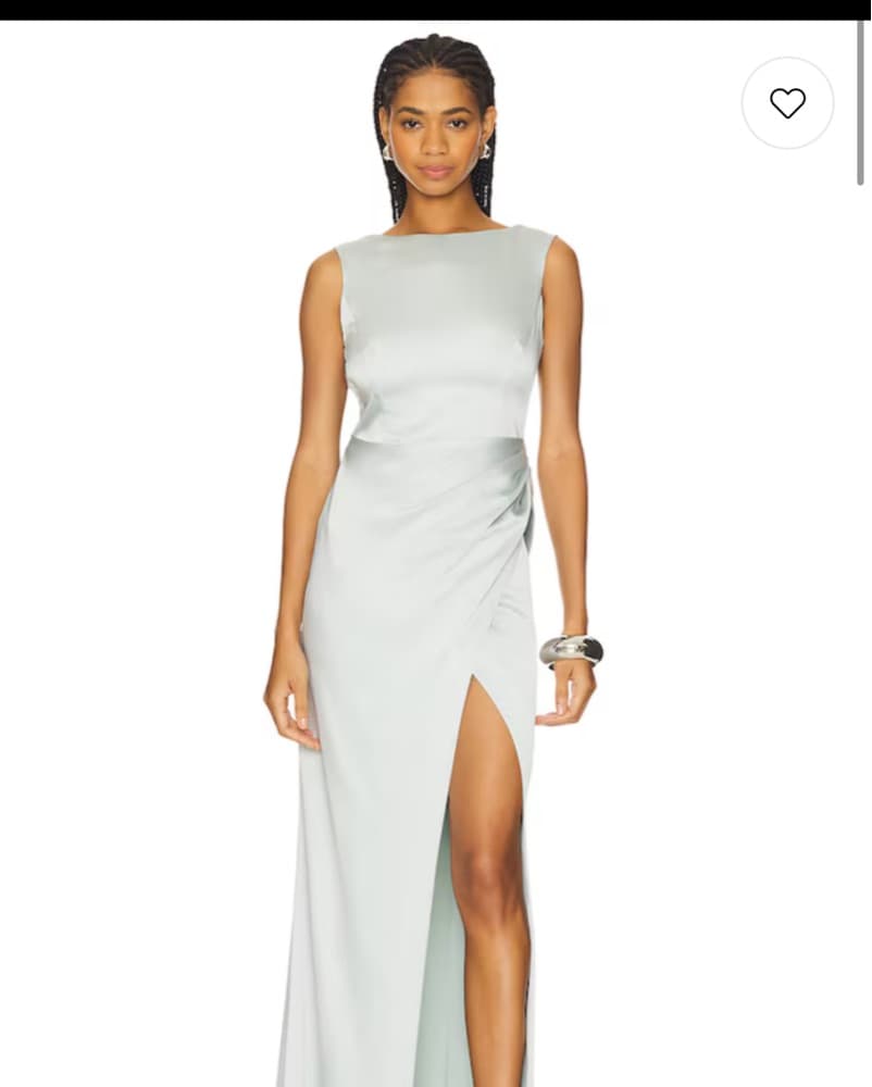 Elegant Simkhai Satin Backlessdress - Image 2