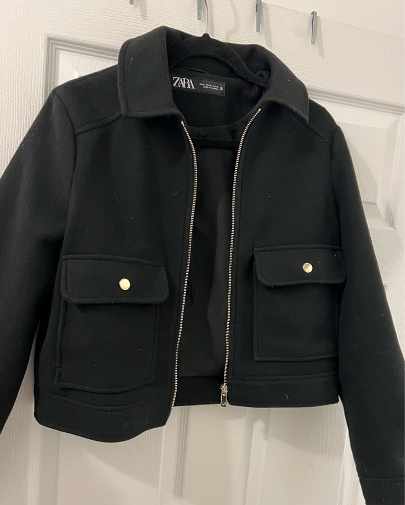 Zara Black Jacket  - Image 3