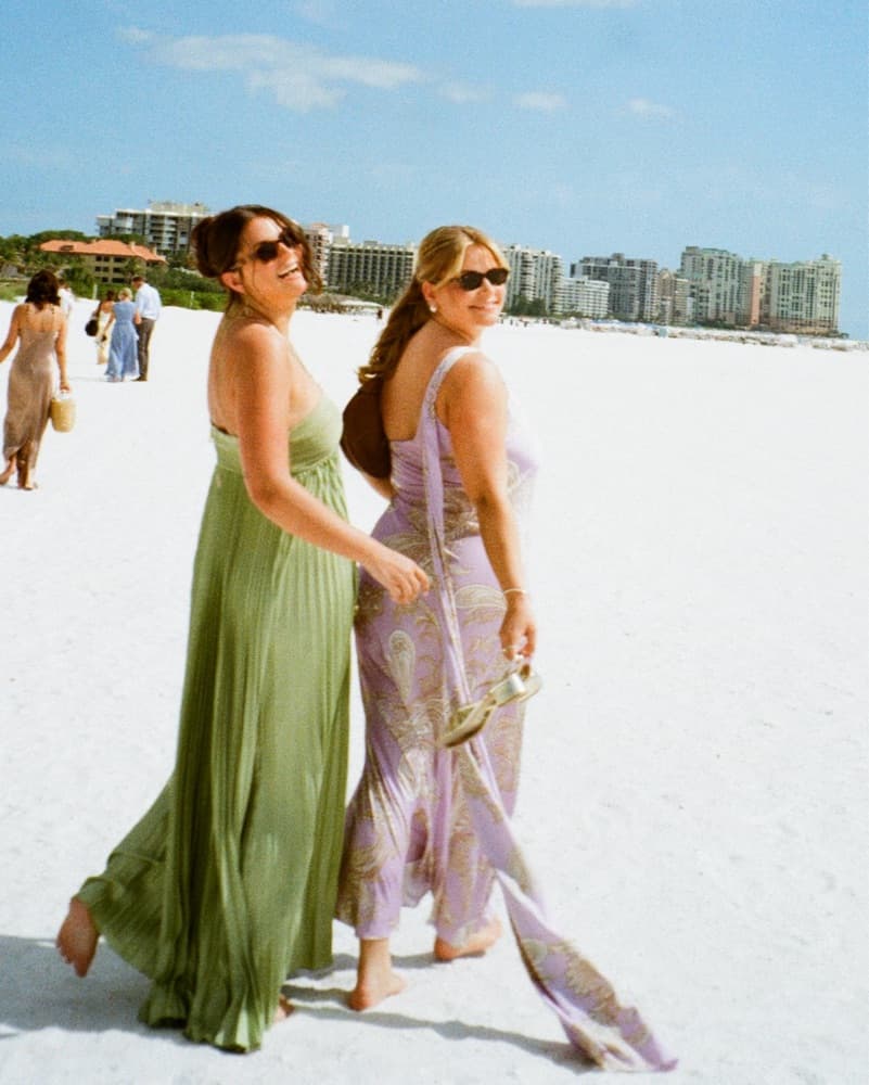 Elegant Pleated Maxi Dress - Image 3