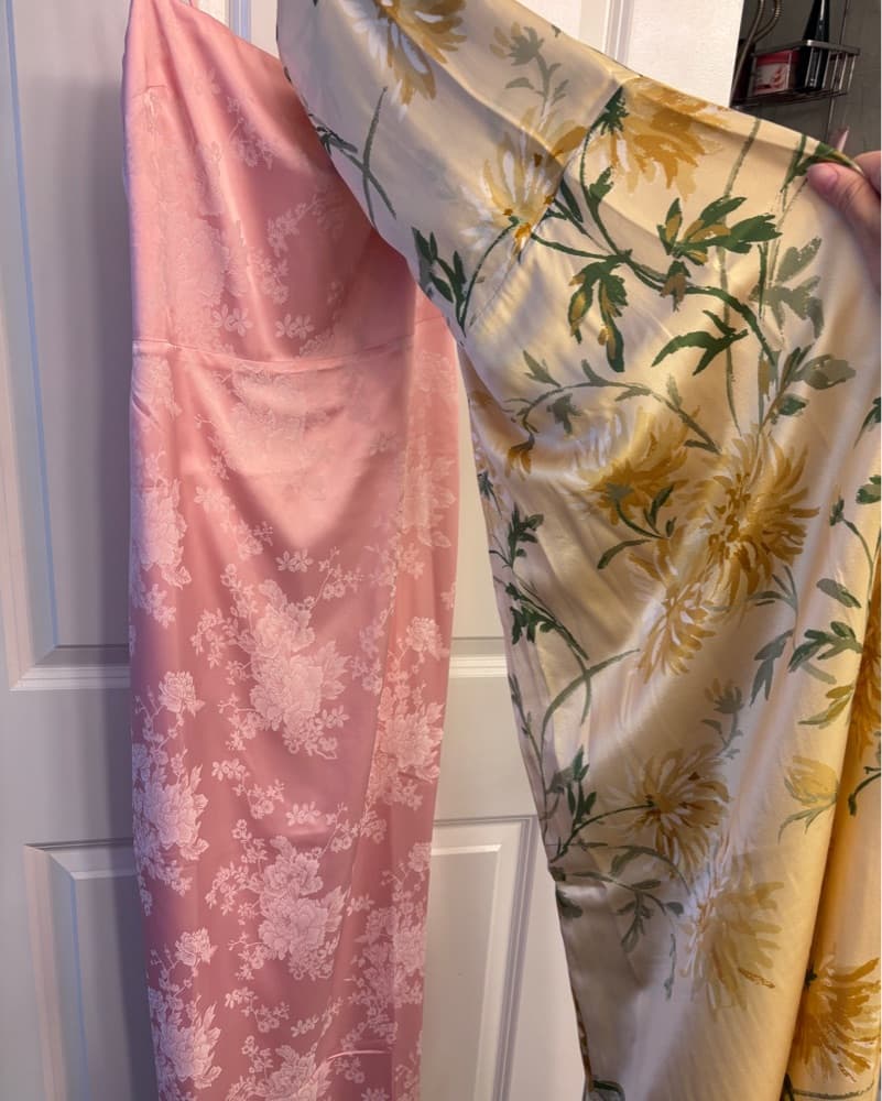Reformation Frankie Dress Honeyglow - Image 4