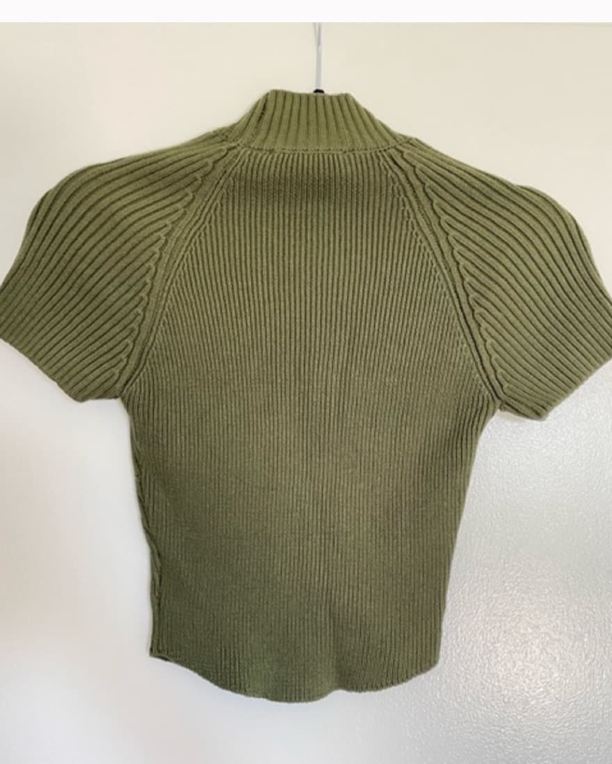 Danielle Guizio Mock Neck Sweater  - Image 3