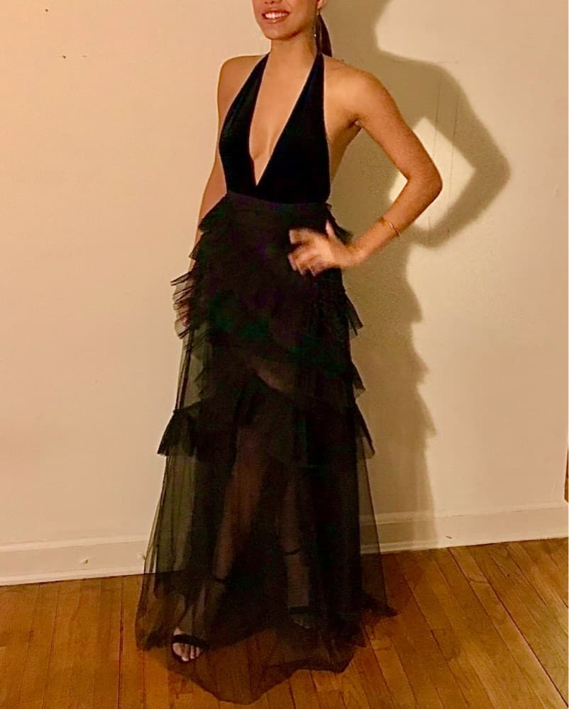 BCBG Maxazria Halter Gown - Image 2