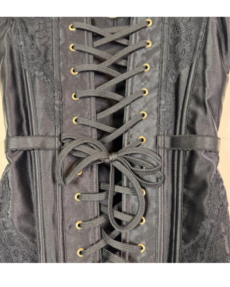 Agent Provocateur Black Corset Size 2 - Image 3