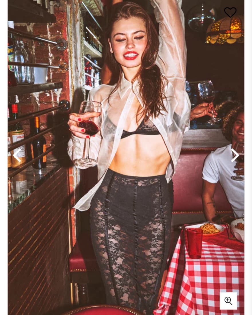 Fleur Du Mal Le Stretch Lace Skirt  - Image 2