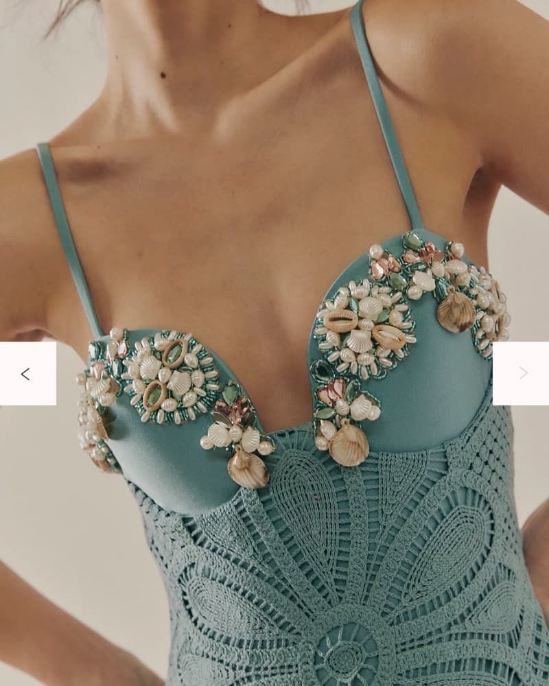 PatBo Camila Crochet Embroidered Dress - Image 5