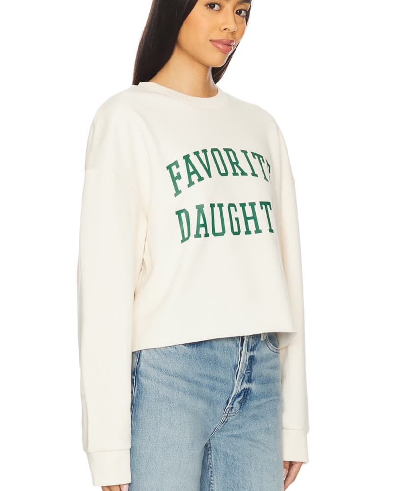 Cropped Collegiate Sweatshirt - Image 2