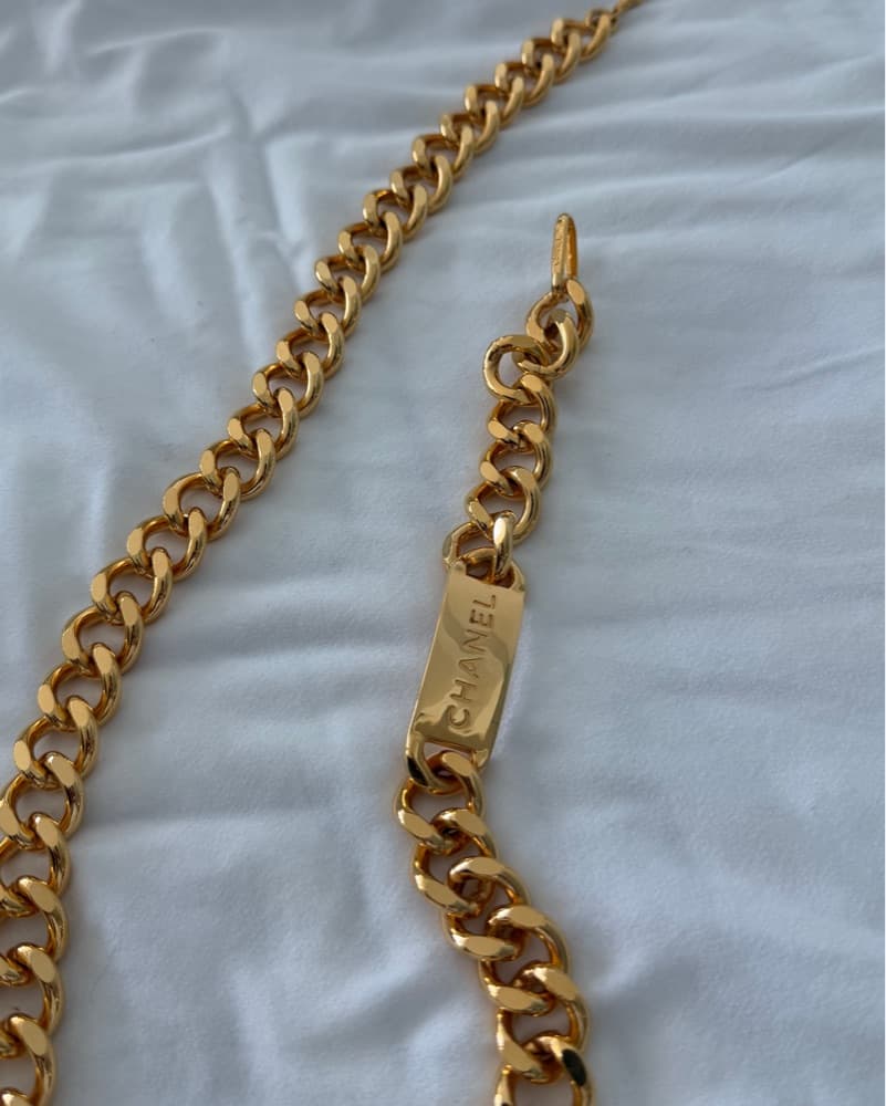 Chanel Gold Chain Belt - Image 5