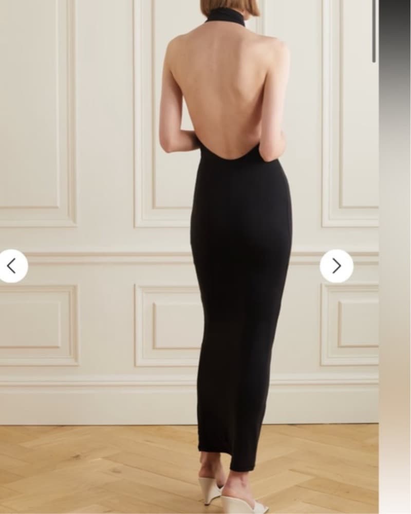 Skims High Neck Open Back Maxi Dress - Image 3