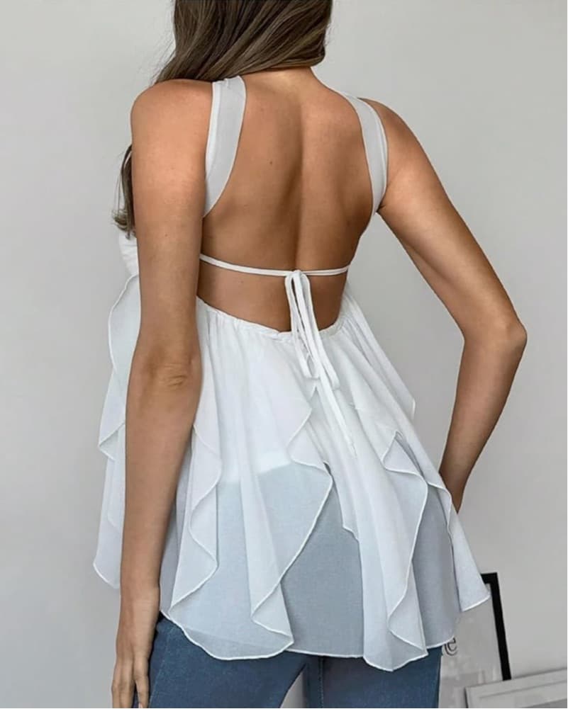 White starfish top - Image 3