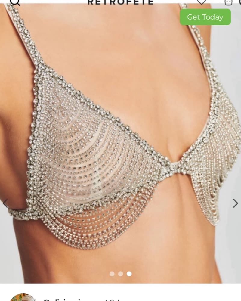 Retrofete Chain Bra - Image 1