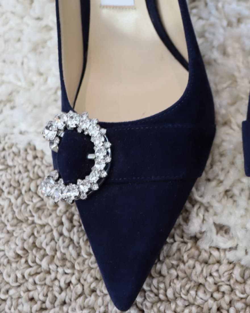 Jimmy Choo Saresa 65 Crystal Buckle Pump - Image 5