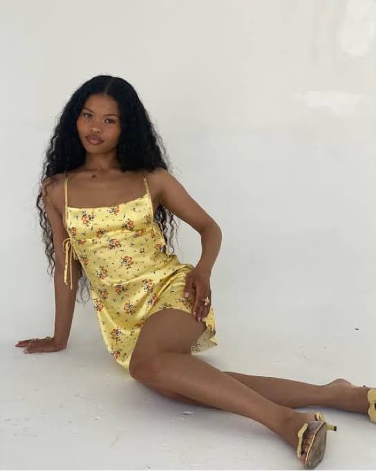 Are You Am I Missi Floral Dress - Yellow - Image 3