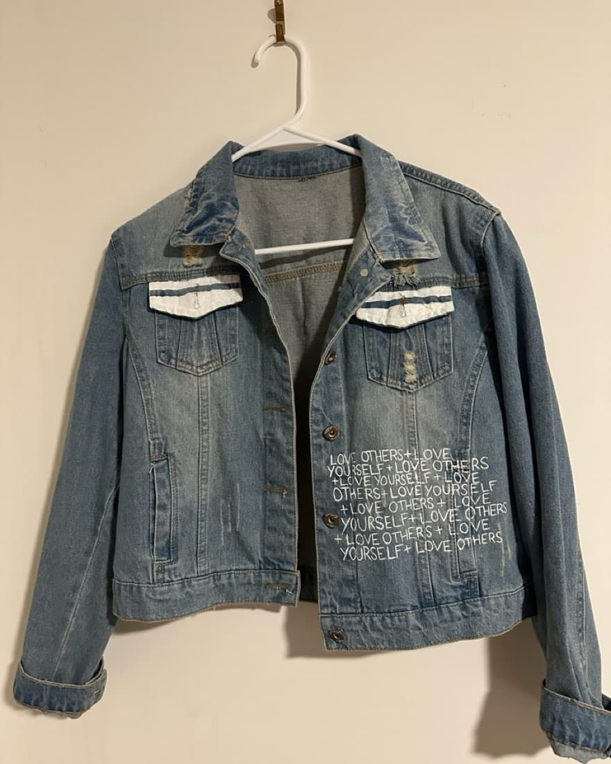 Custom Wren & Glory Denim Jacket - Image 2
