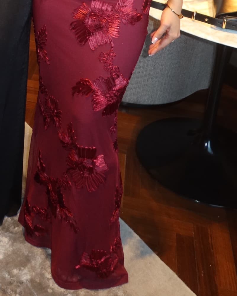 Deanna One-Shoulder Ruffle Maxi Dress - Image 5
