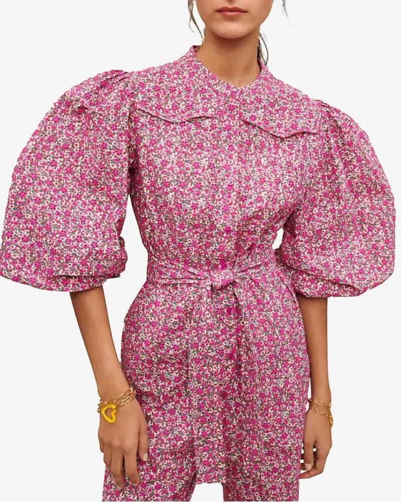 Floral Pink Jumpsuit  - Image 1