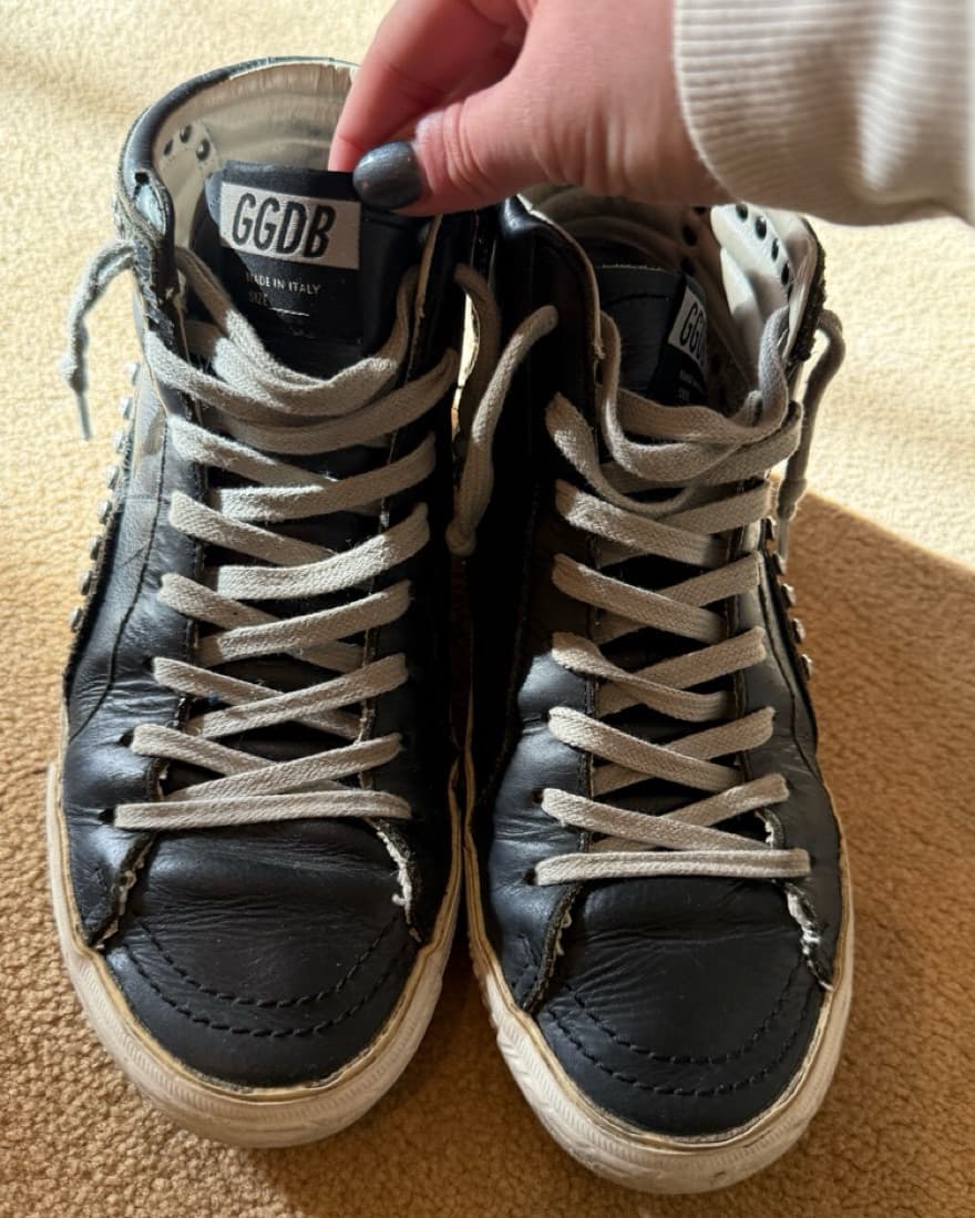 High Top Gemstone Golden Goose Size 7 - Image 3