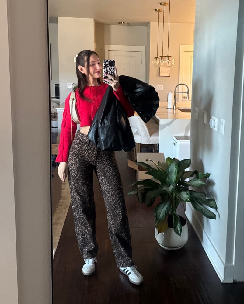 Levi's Cheetah Baggy Dad Jeans - Image 3