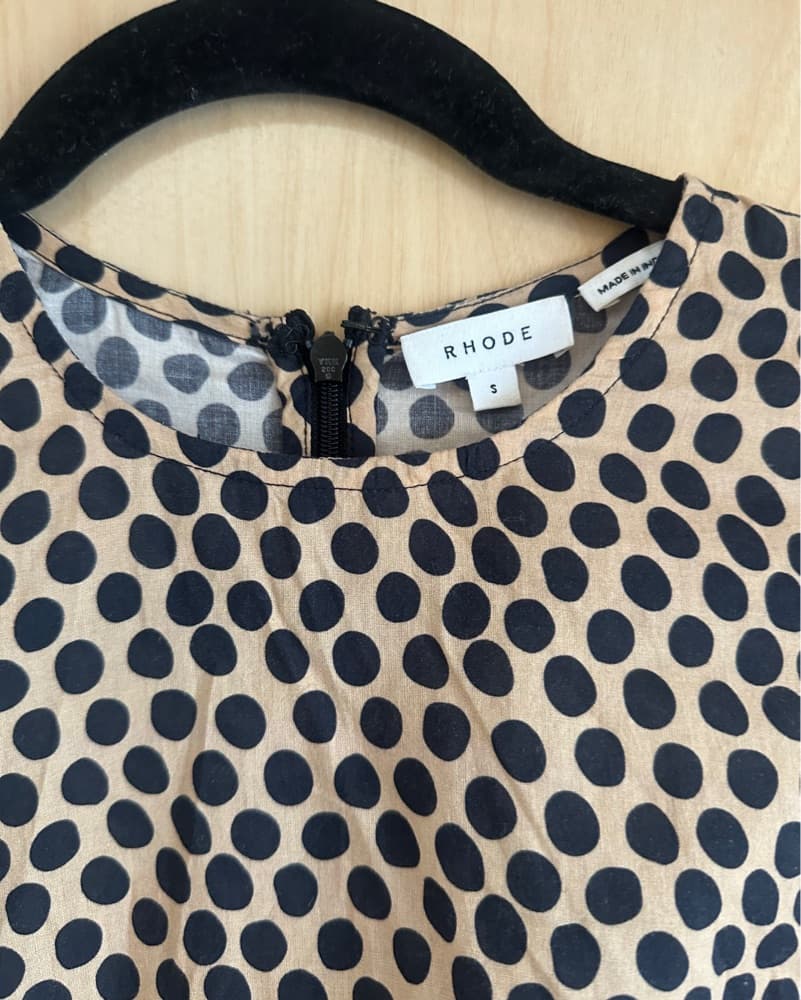 Rhode Pia Polka Dot Dress - Image 4