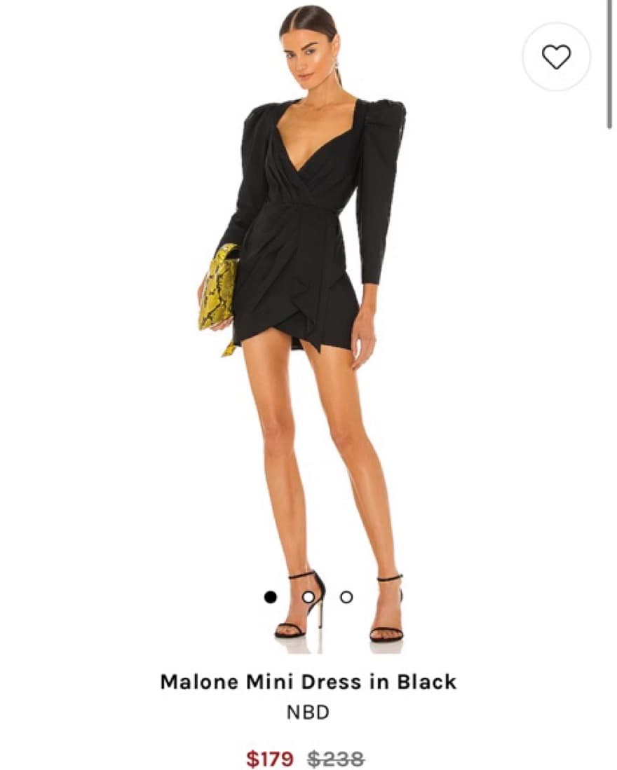 NBD Malone Mini Dress In Black - Image 1