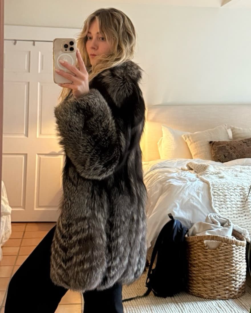 Vintage Fur Coat - Image 2
