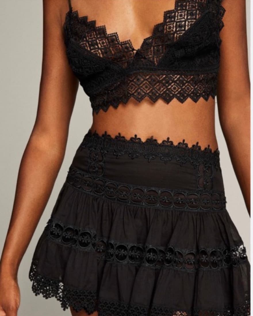 Charo Ruiz Black Skirt Set - Image 1