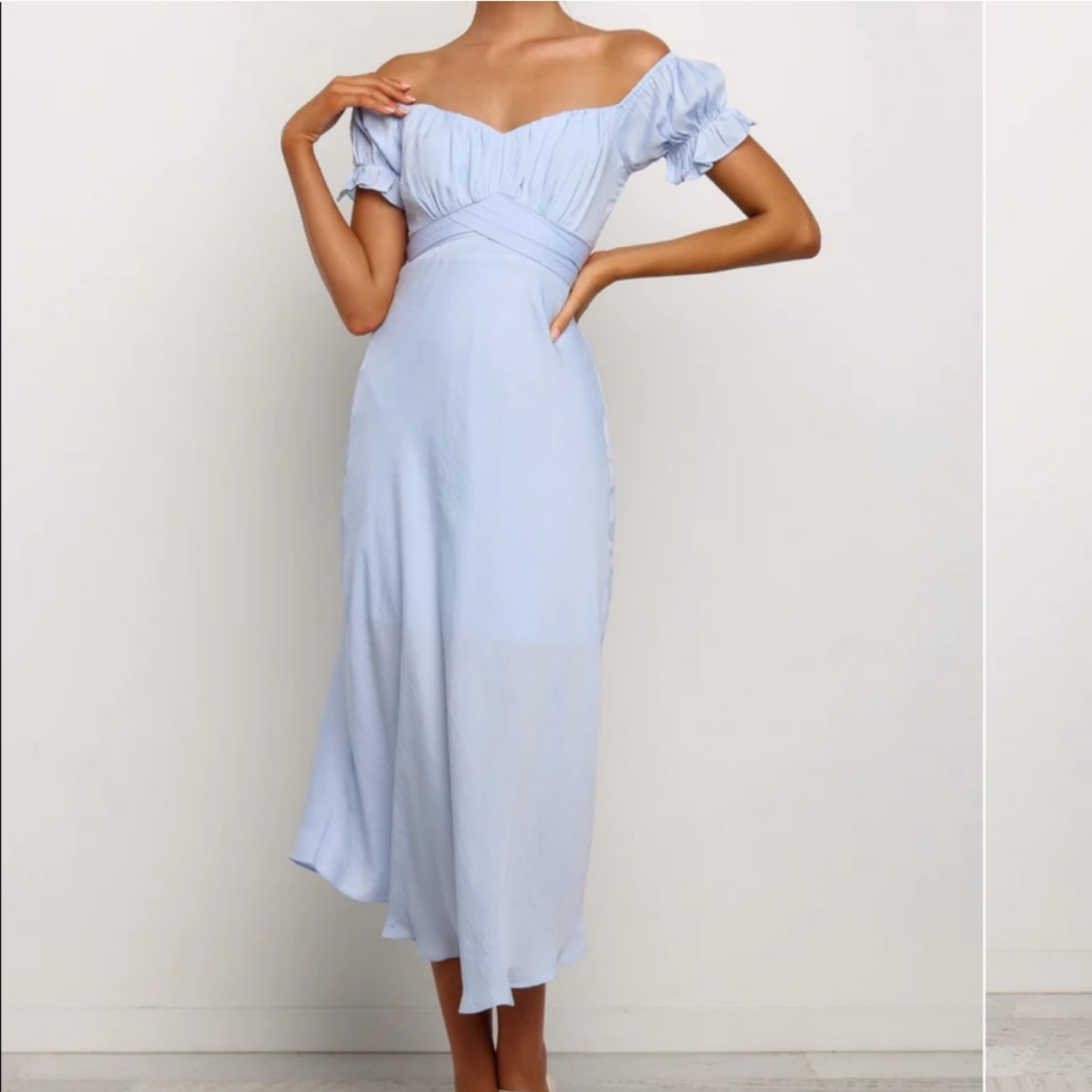 Petal + Pup Oralie Dress In Baby Blue - Image 1