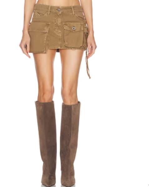The Attico Cargo Mini Skirt - Image 1