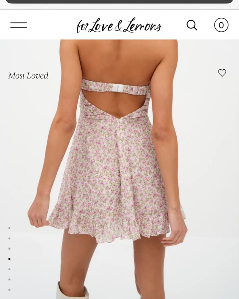 For love and Lemons Teagon mini dress - Image 3