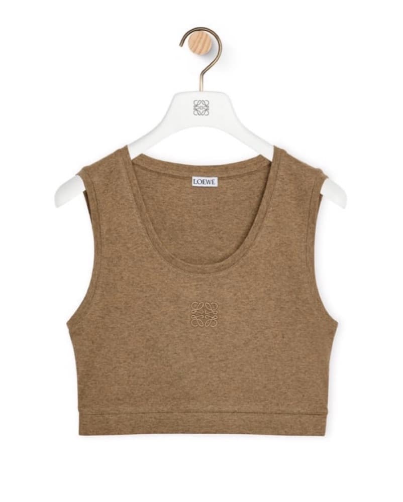 Loewe Cropped Anagram Tank - Image 1