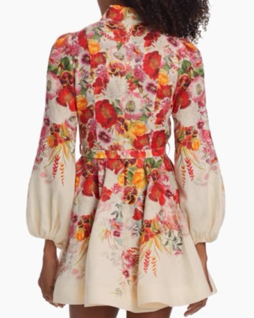 Zimmermann Wonderland Floral Mini Dress  - Image 3