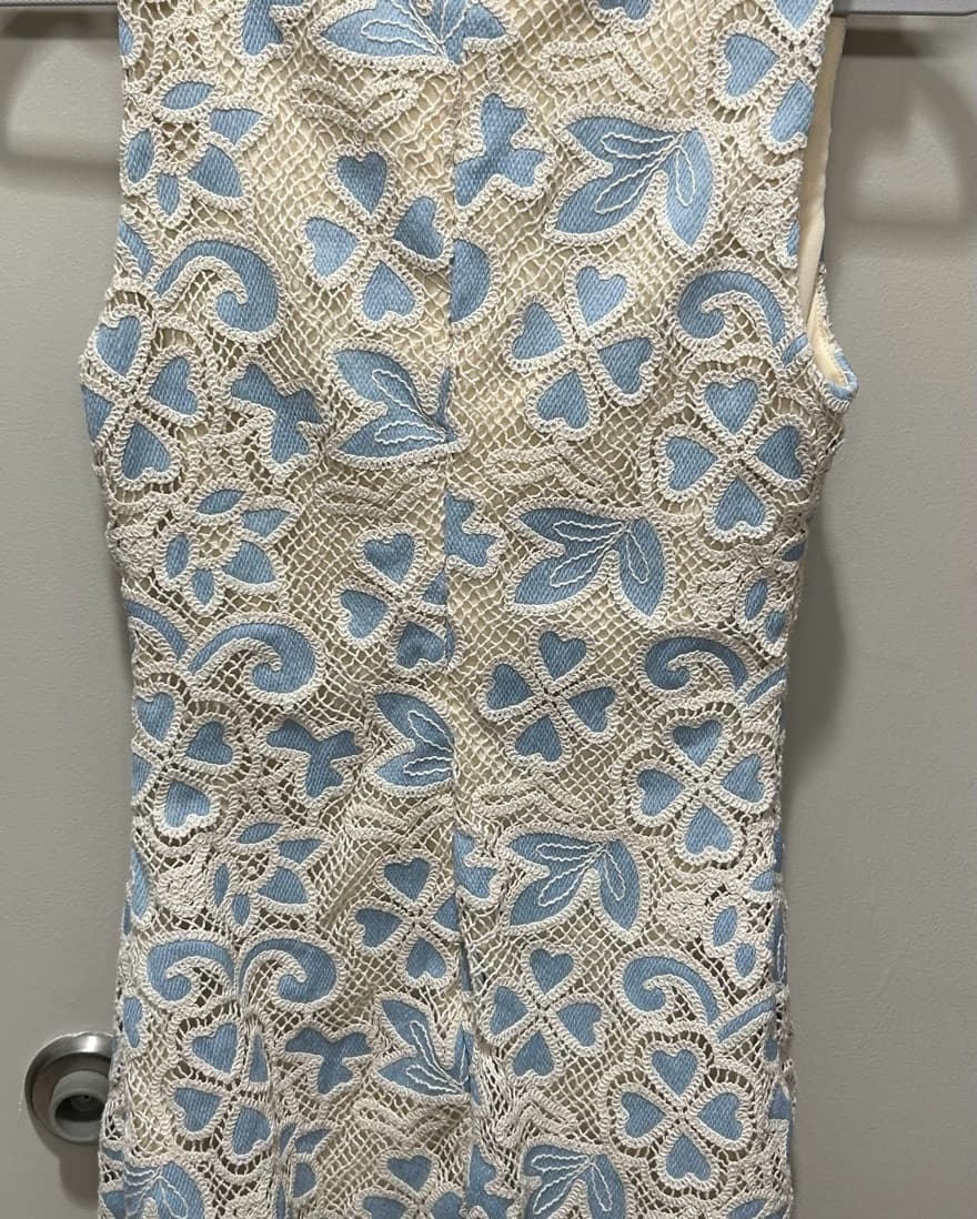 Pants Store Blue Mini Dress - Image 2