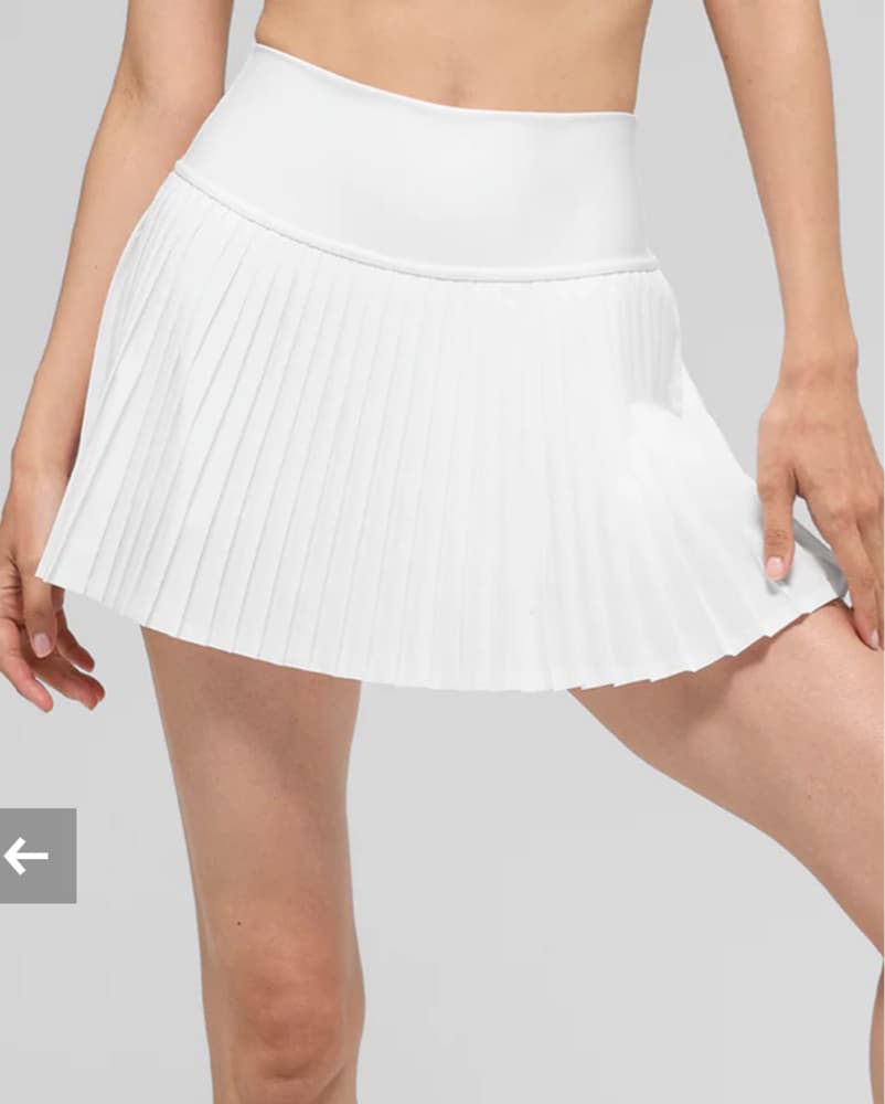 Alo Yoga White Tennis Skirt  - Image 3